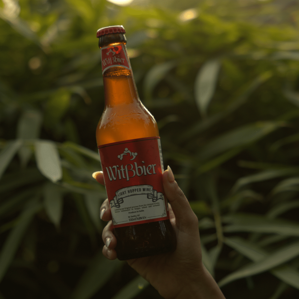 A timeless shot of our RTD Witbbier—bold, refreshing, and brewed to perfection. This pen-side moment captures the essence of Witbbier: easy to sip, hard to forget.